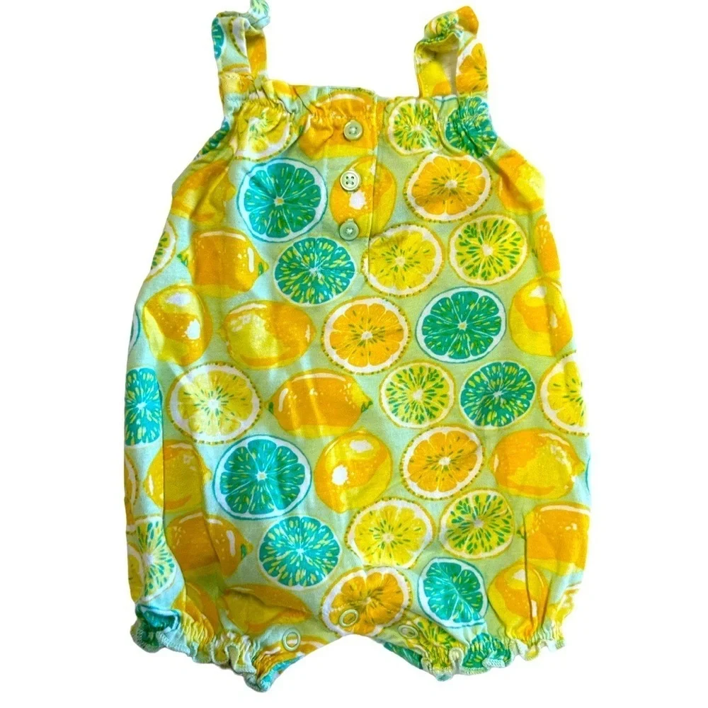 5/$30 Carter’s Lemon Lime Baby Girl Romper​